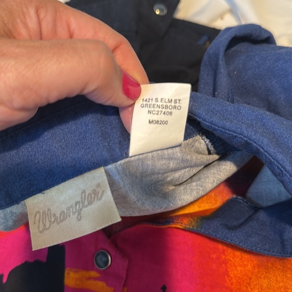 Wrangler Western Sunset Cowboy Print Pearl Snap Shirt Vintage 70s 80s Large Rare - Picture 13 of 13